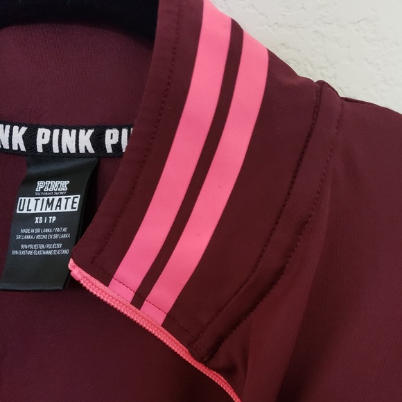 Lightweight Pink Victoria Secret Half Zip Pullover - Picture 4 of 8